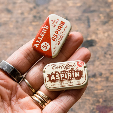 6 Tablets Aspirin Tin Alternative Sketchbook