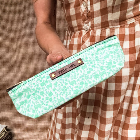 Drafter Pouch with Midcentury Cotton: Aksel