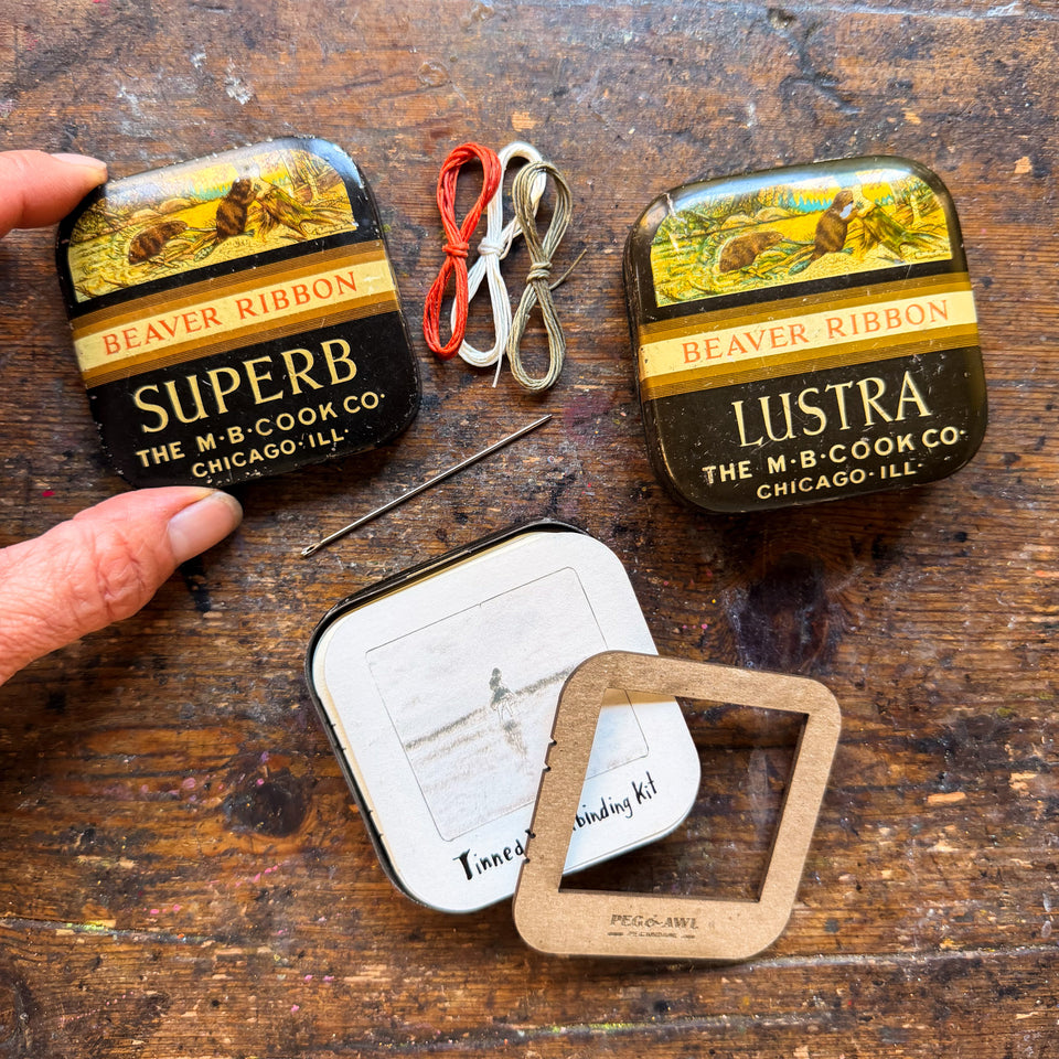 Beaver Tinned Bookbinding Kit