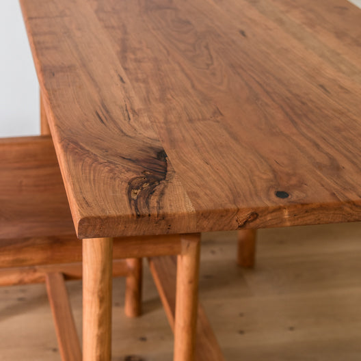 Bartram Cherry Steinbeck Desk and Joad Chair Set