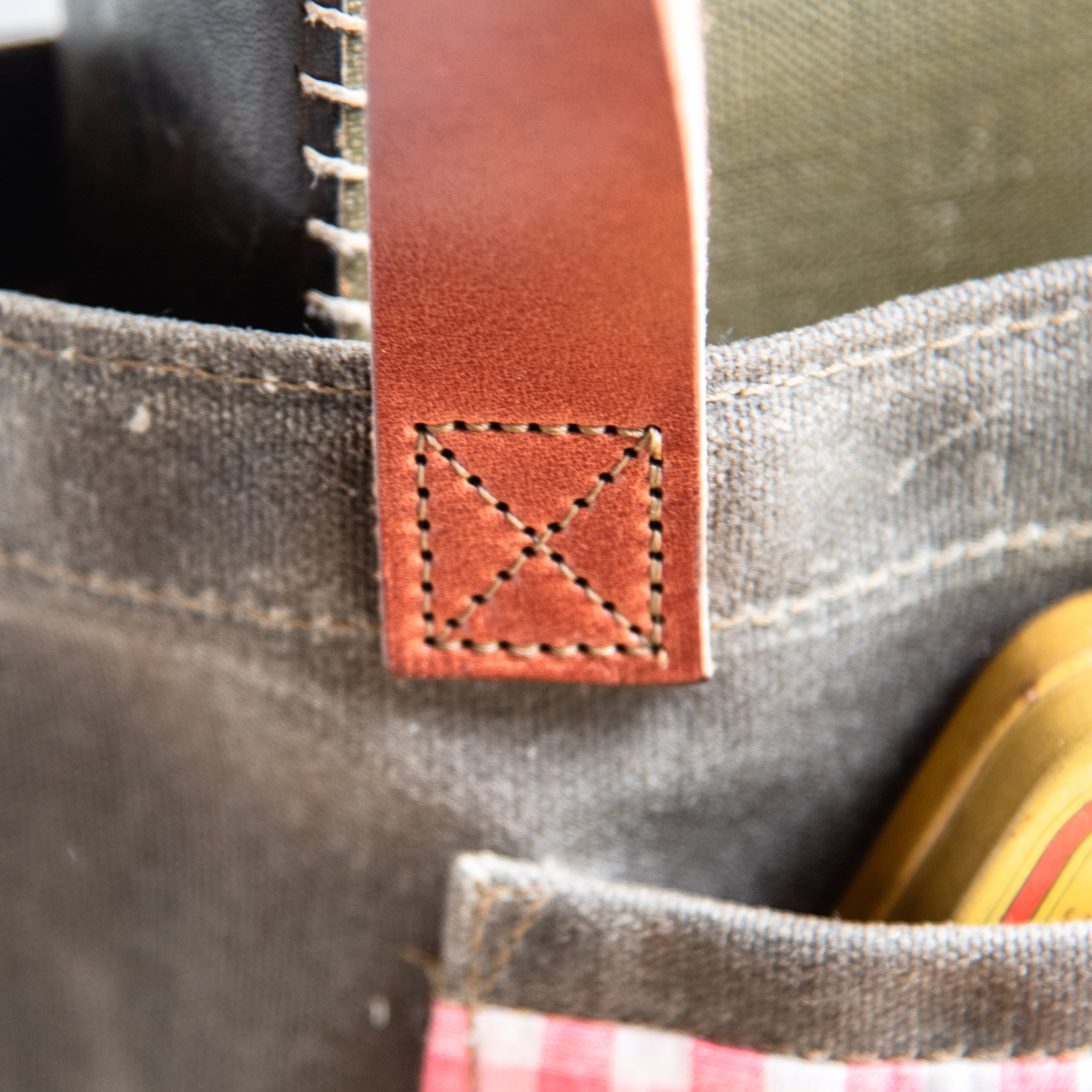 Gingham Pipit Tote