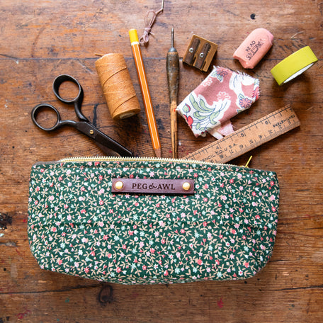 Essentials Pouch with Vintage Cotton: Edna