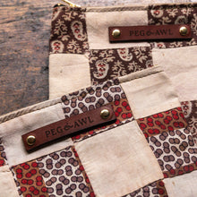 Pouch with Late 1800s Quilt Block: Elio