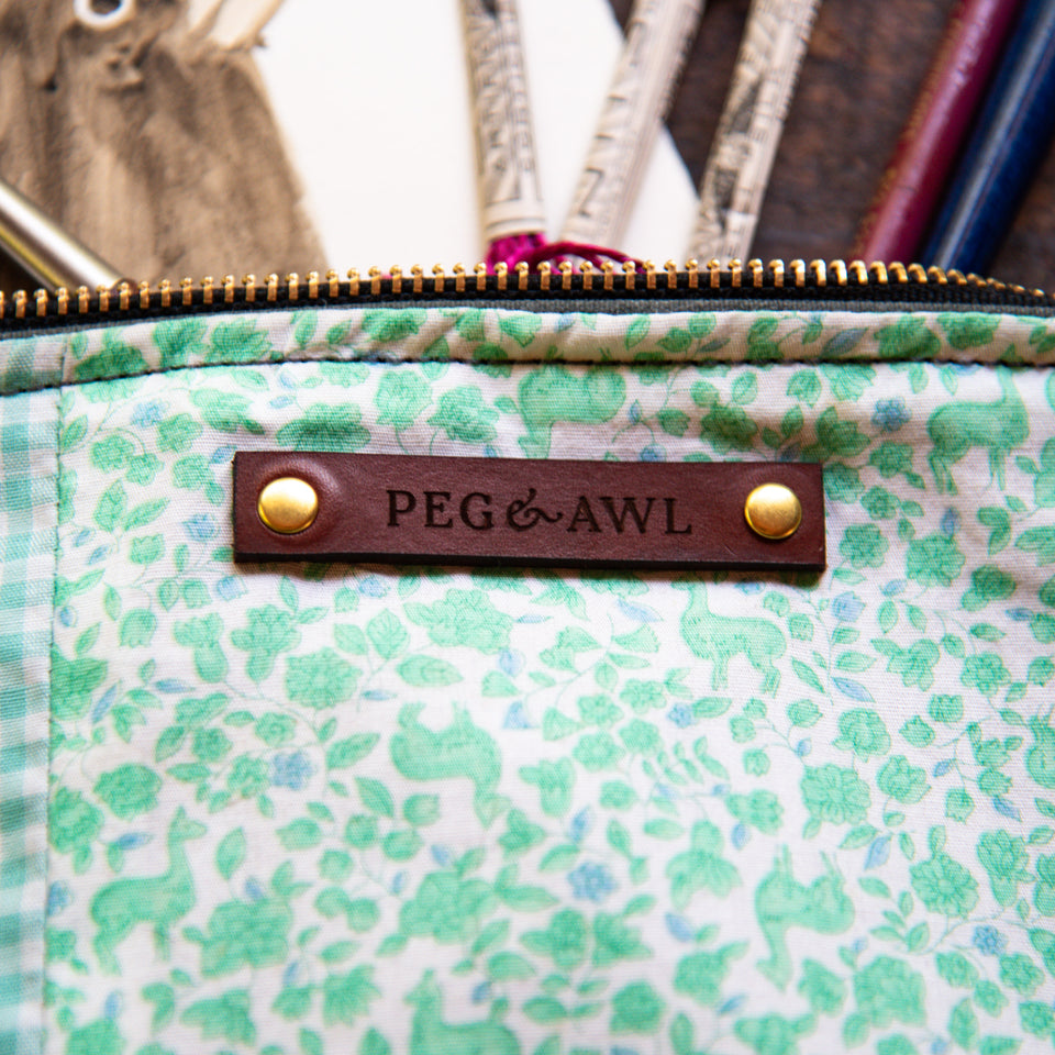 Keeper Pouch with Midcentury Cotton: Filomena