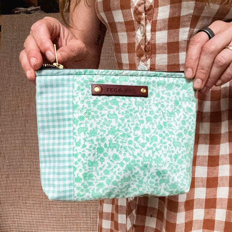 Keeper Pouch with Midcentury Cotton: Filomena