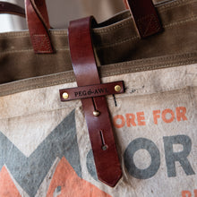 Standard Tote with Mid-Century Hardware Store Apron: Fox Apron