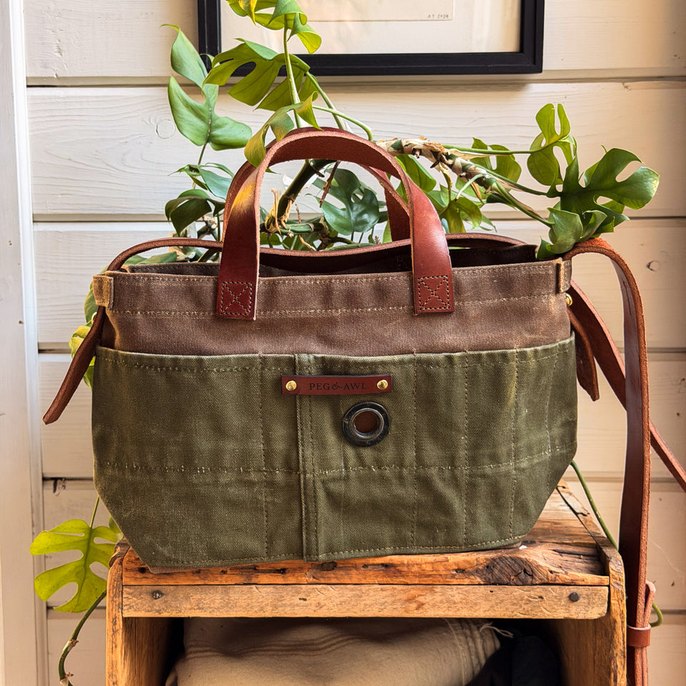Tove Artist Tote with Army Canvas (Grommet)