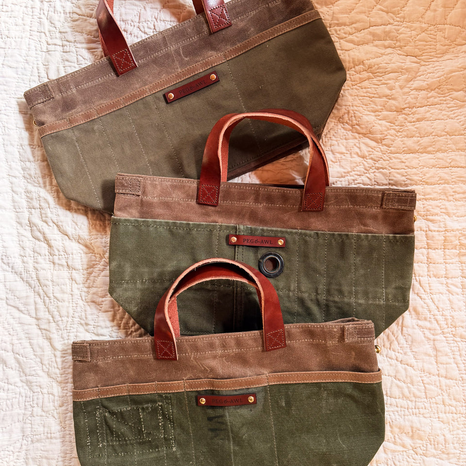 Tove Artist Tote with Army Canvas (Grommet)