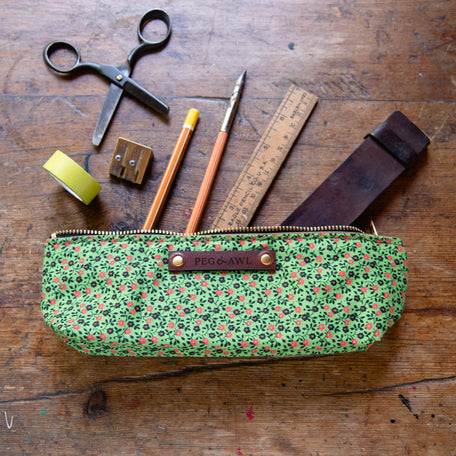 Drafter Pouch with Vintage Cotton: Julie