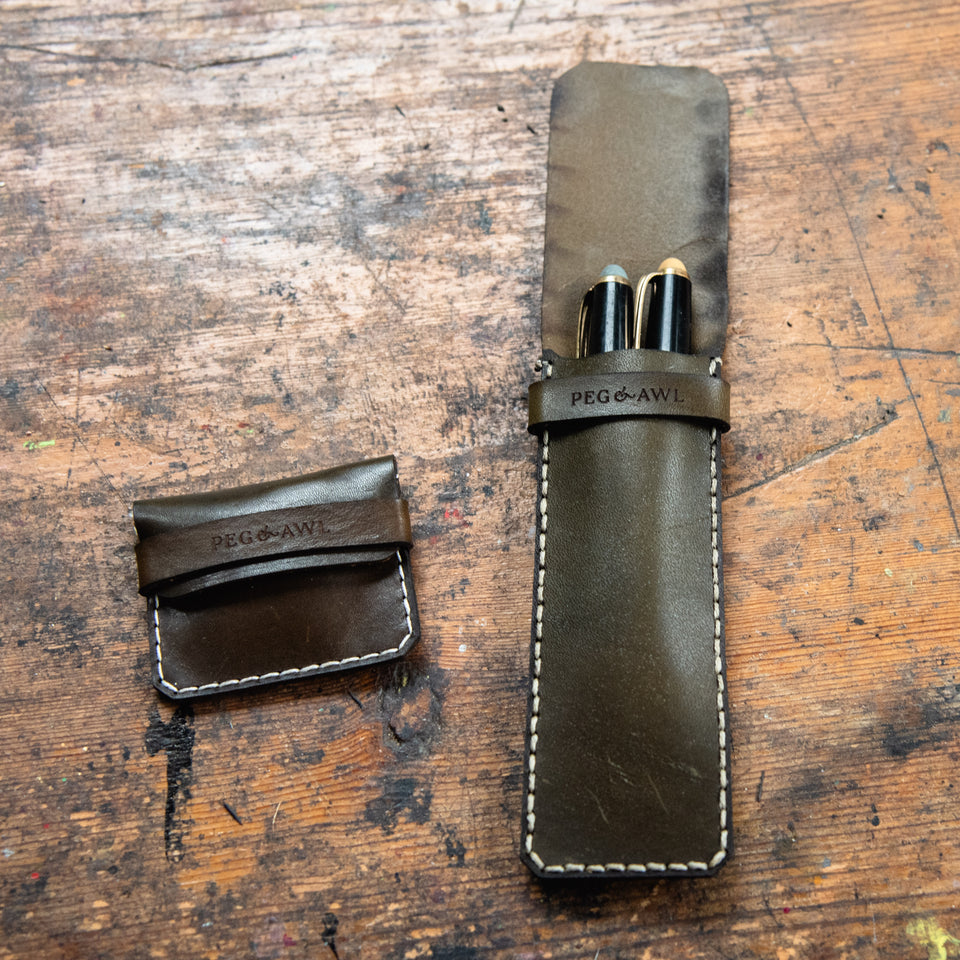 Leather Scraplings Pouch