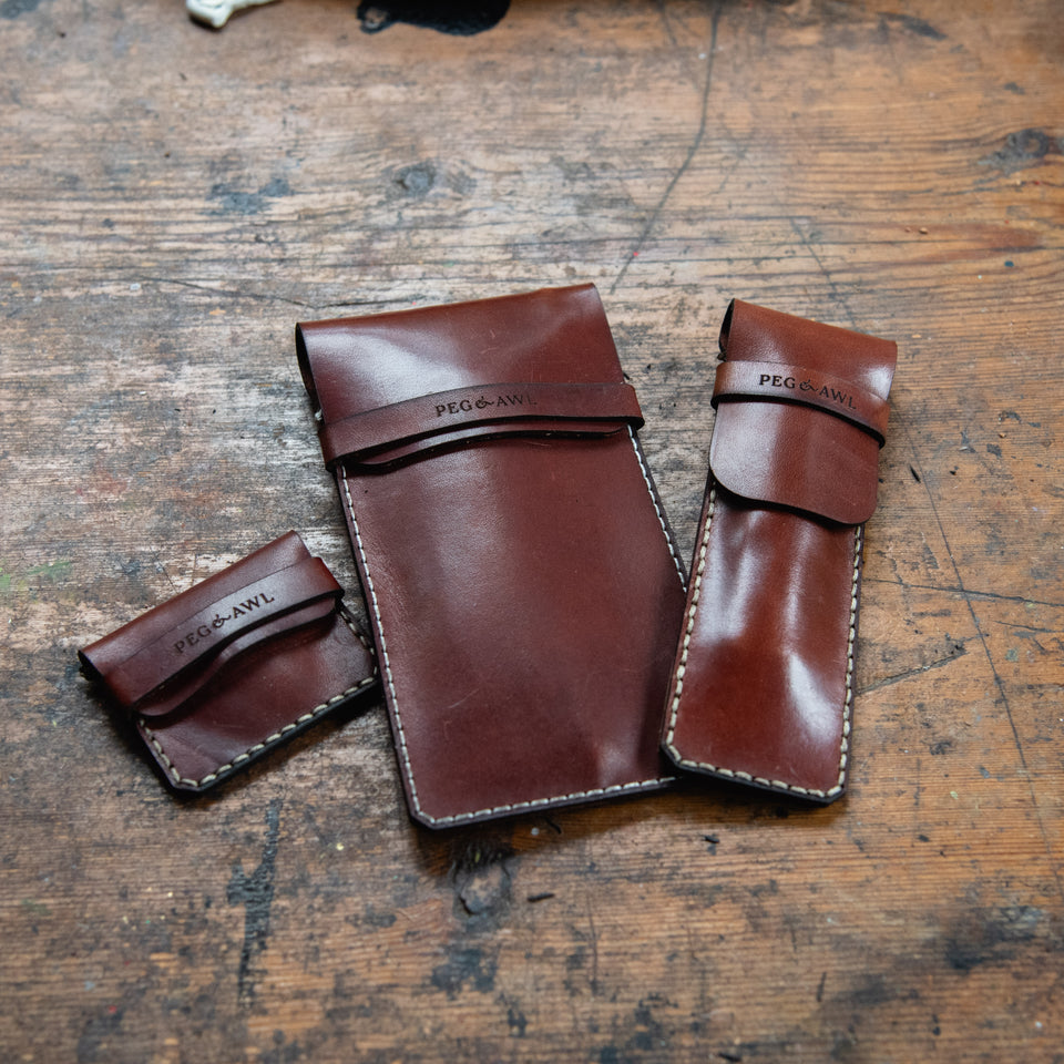 Leather Scraplings Pouch