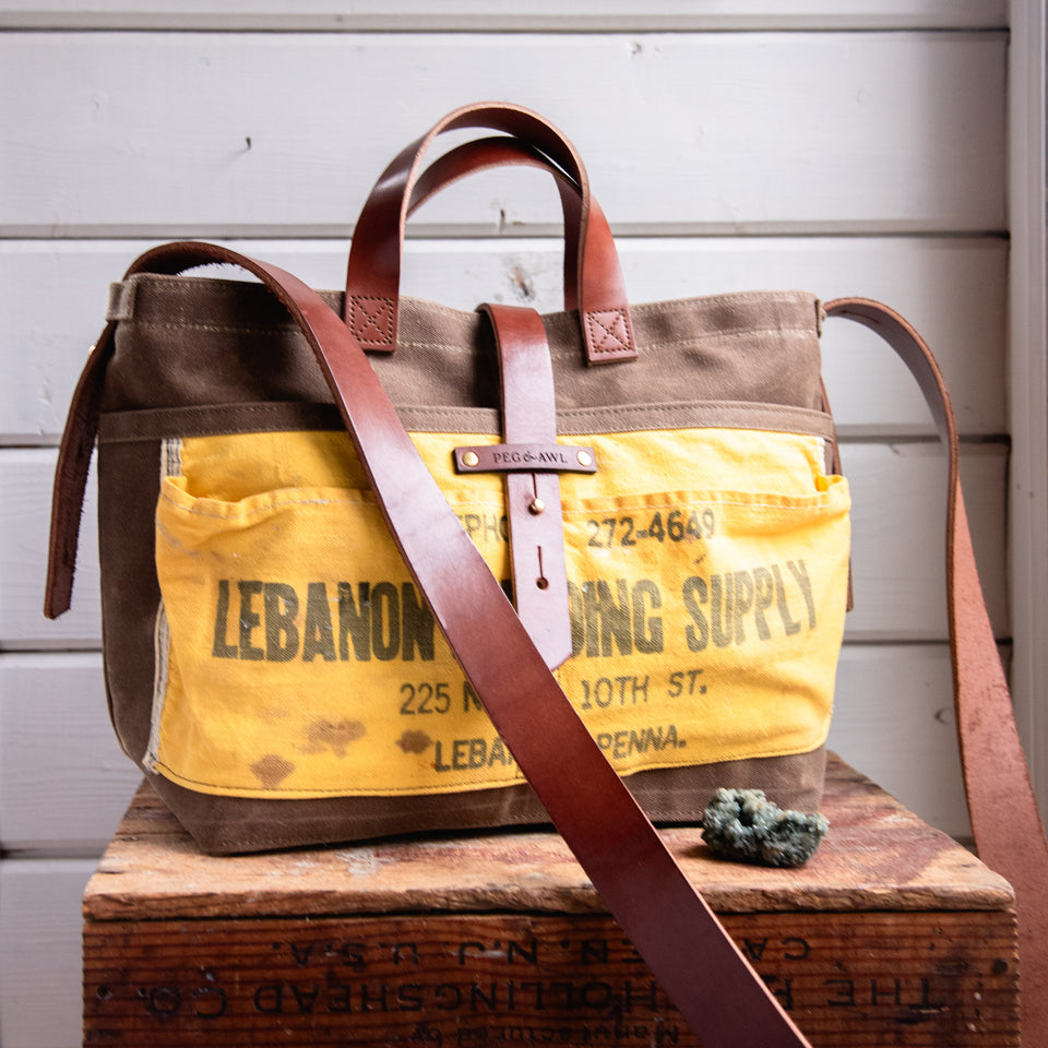 Standard Tote with Mid-Century Hardware Store Apron: Lebanon