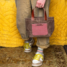 Pipit Tote with 1980s Vintage Textile: Leidi