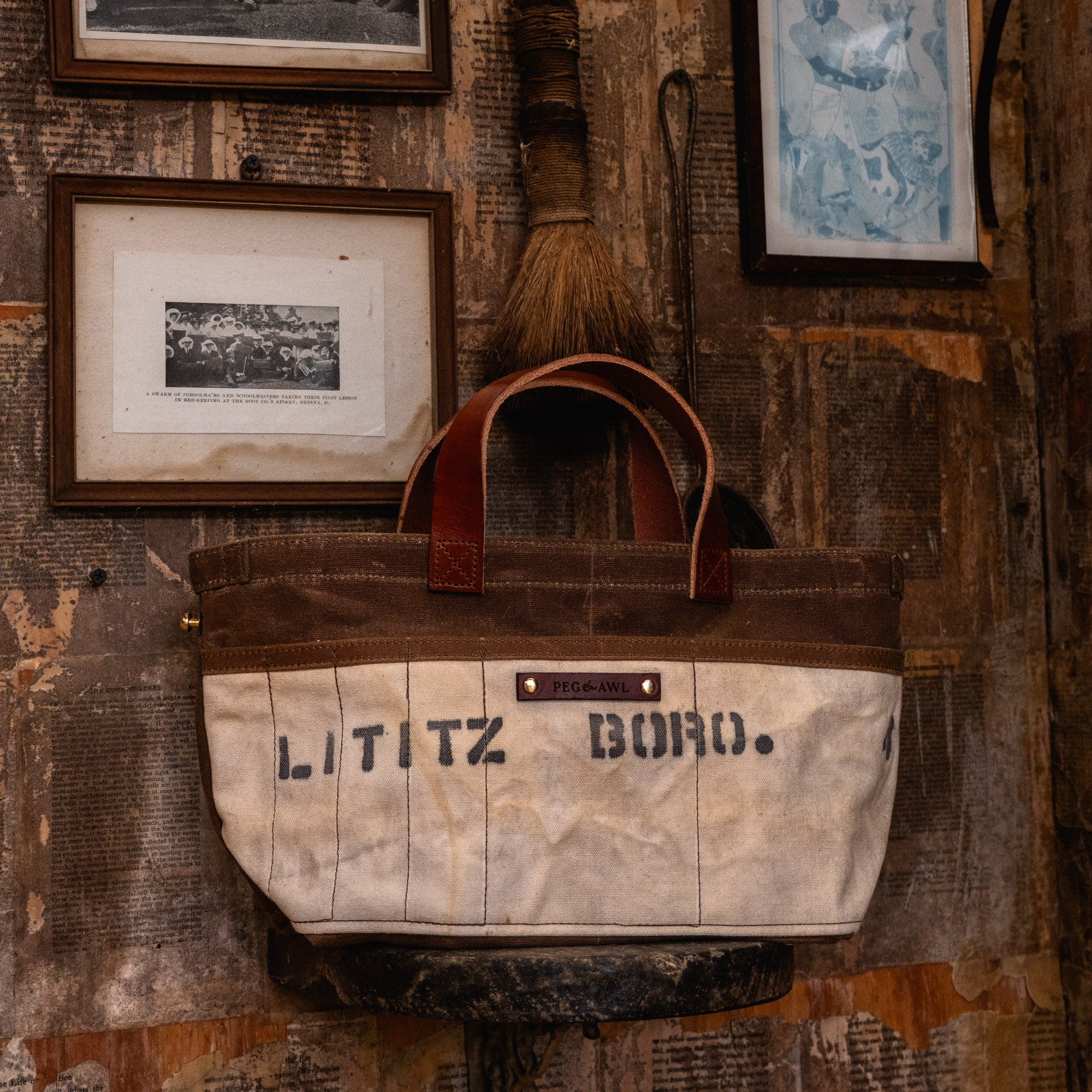 Tove Artist Tote with Newspaper Bag (Lititz)