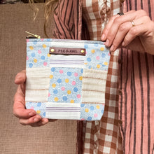 Custom Pouch with Early 1900s Quilt Block: Maria
