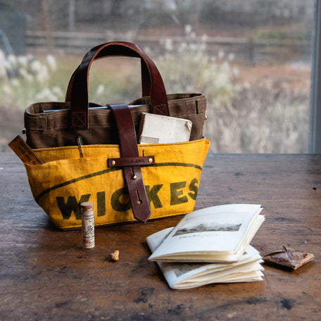 Mini Tote with 1960s Hardware Apron: Wickes