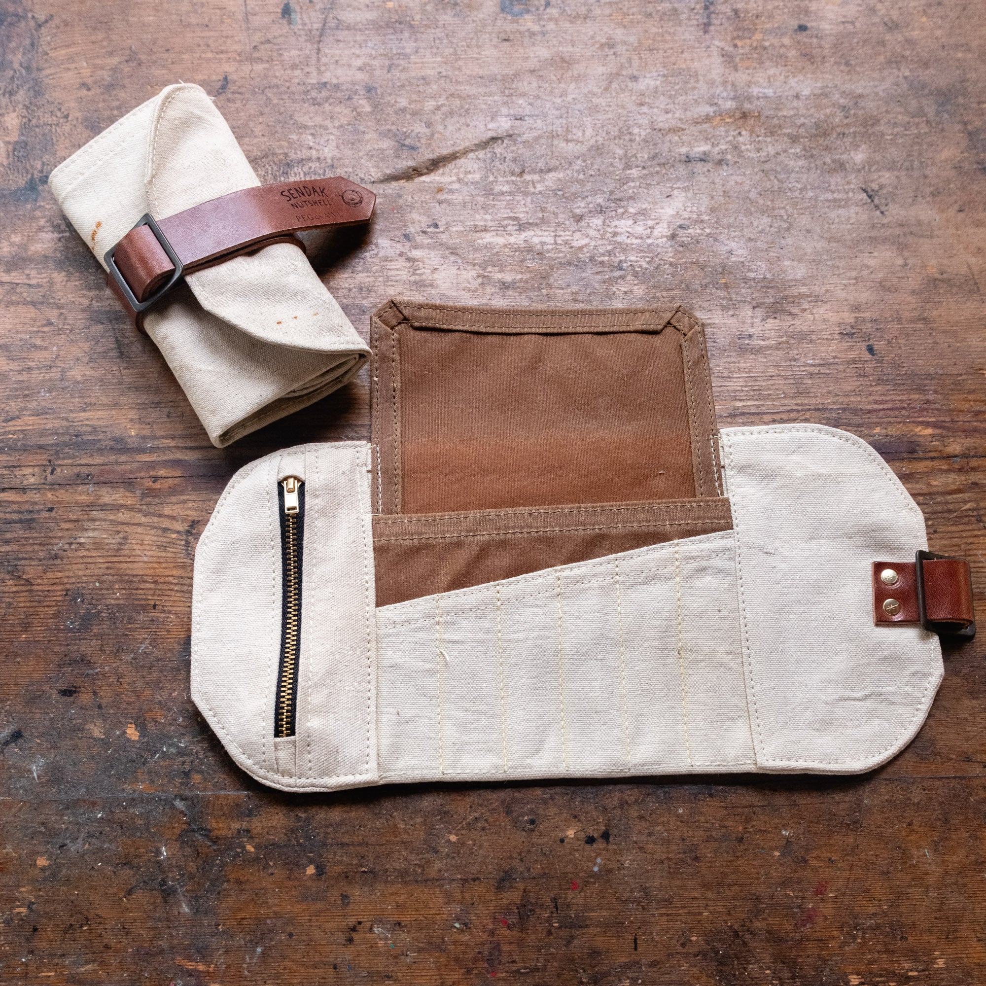 Sendak Nutshell with Mid-Century Money Bag (Blank)