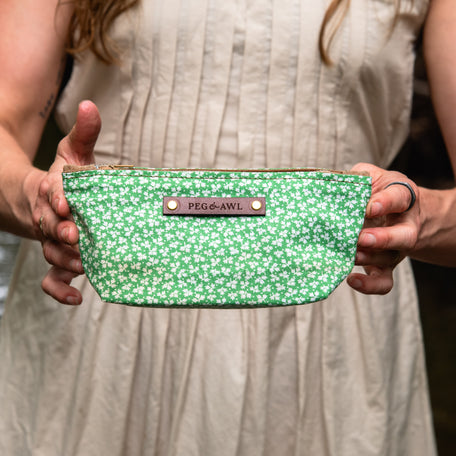 Essentials Pouch with Mid-Century Cotton: Nadine