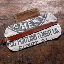 Sendak Nutshell with Early 1900s Cotton Cement Bag: Portland