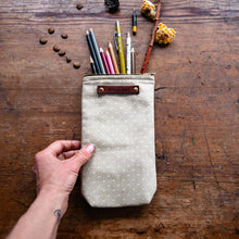 Scribbler Pouch with Vintage 1980s Cotton: Tilly