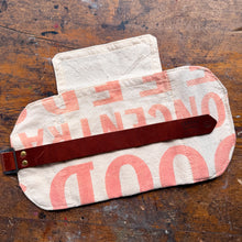 Sendak Nutshell Artist Roll with Vintage Feedsack: Red Letters