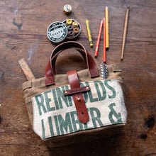 Mini Tote with Mid-Century Hardware Store Apron: Reinholds