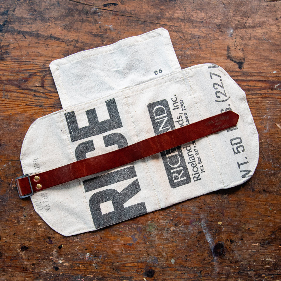 Sendak Mini Artist Roll with Vintage Feedsack: Rice