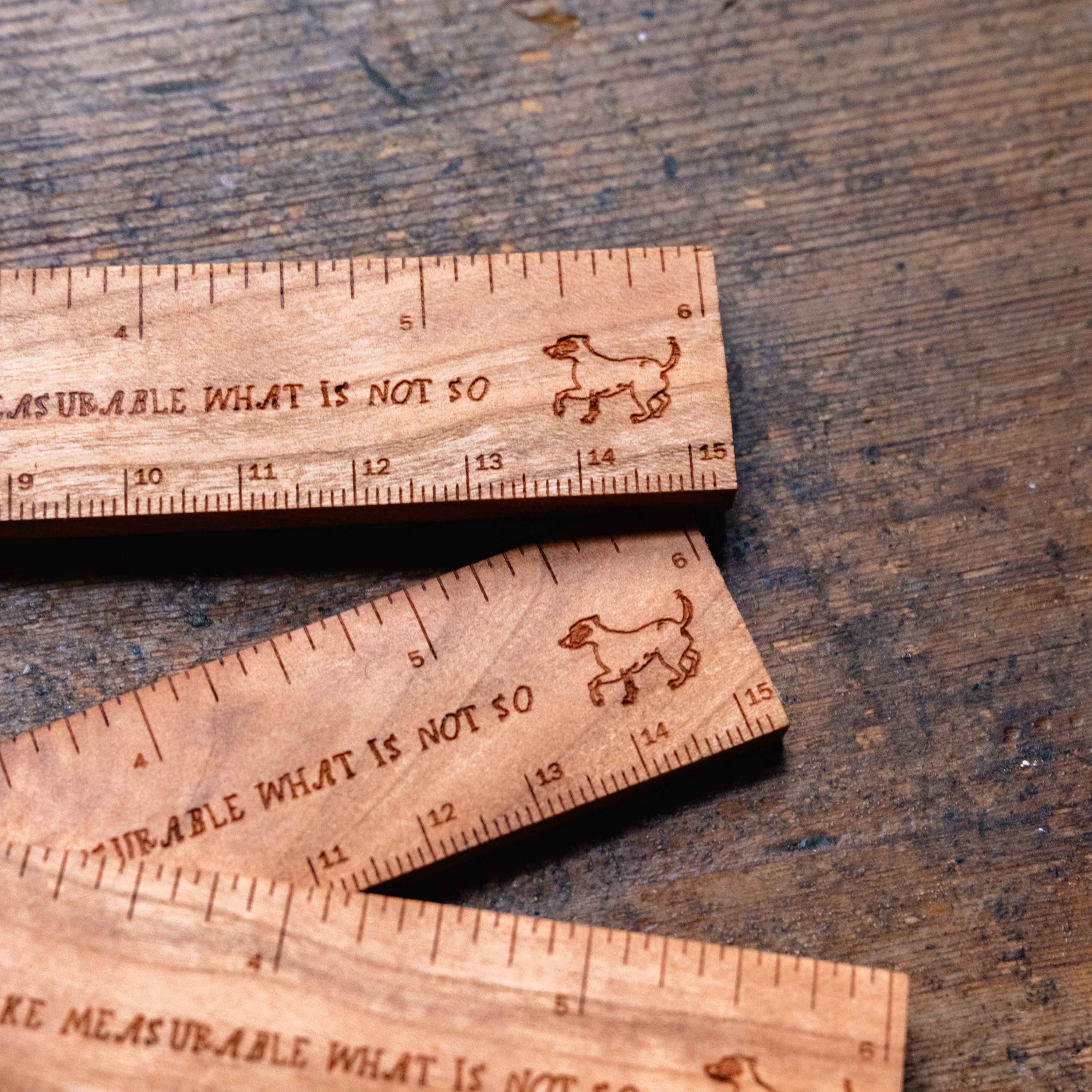 Peg and Awl Ruler: Bartram's Cherry