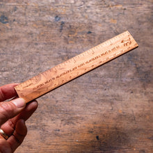 Peg and Awl Ruler: Bartram's Cherry