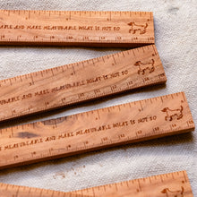 Peg and Awl Ruler: Bartram's Cherry