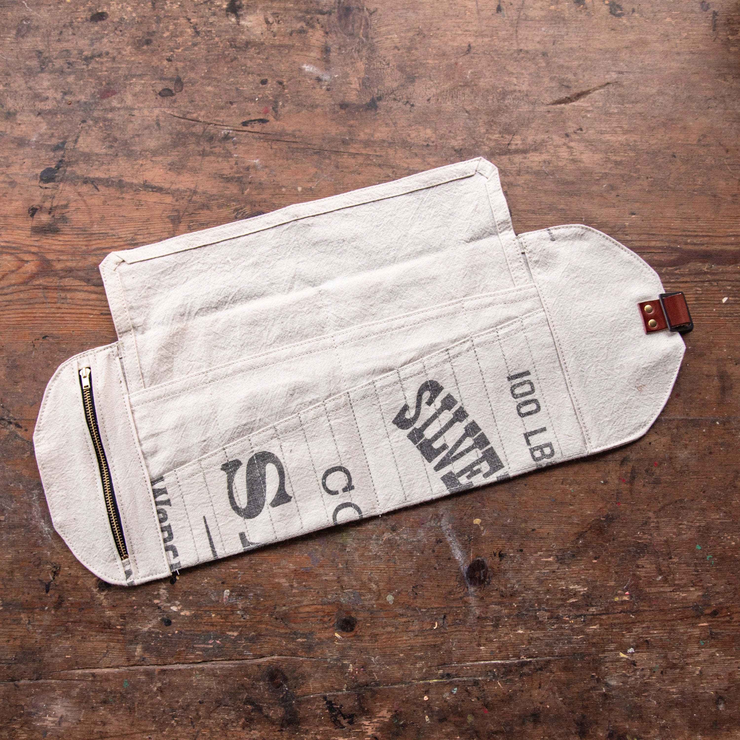 Sendak Artist Roll with Vintage Feedsack: Salt