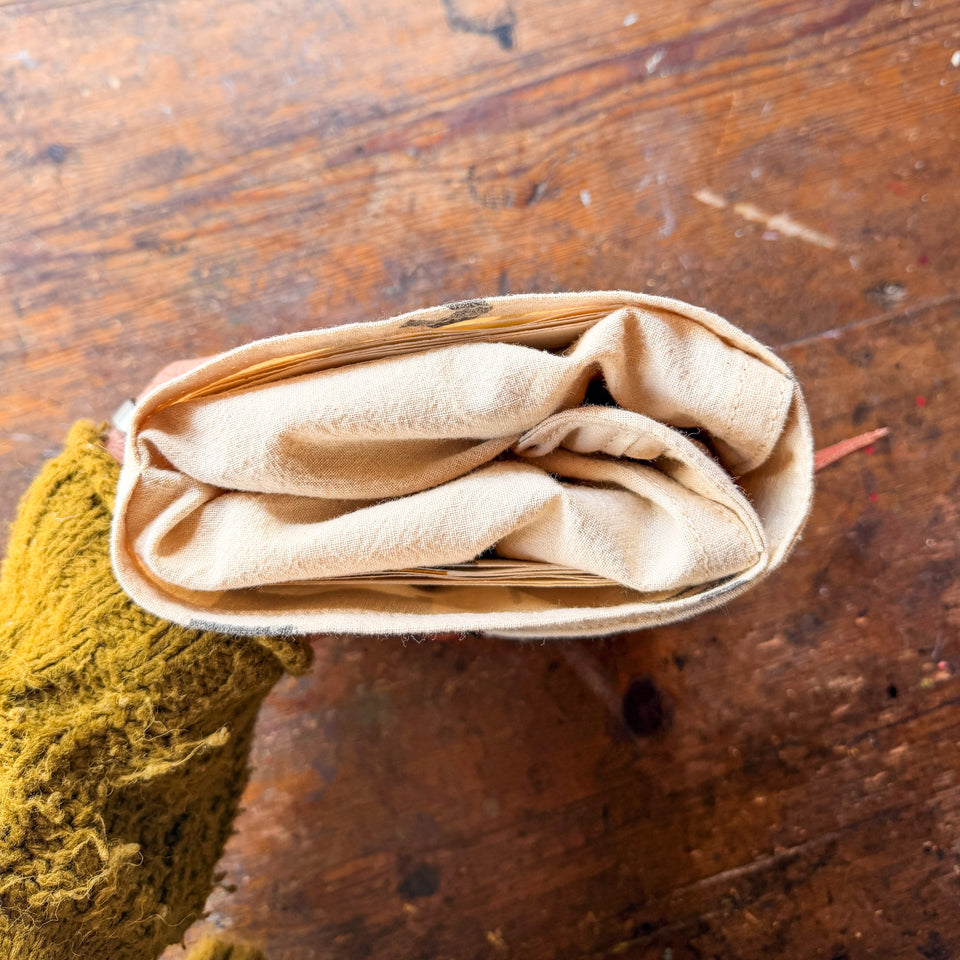 Sendak Artist Roll with Vintage Feedsack: Salt