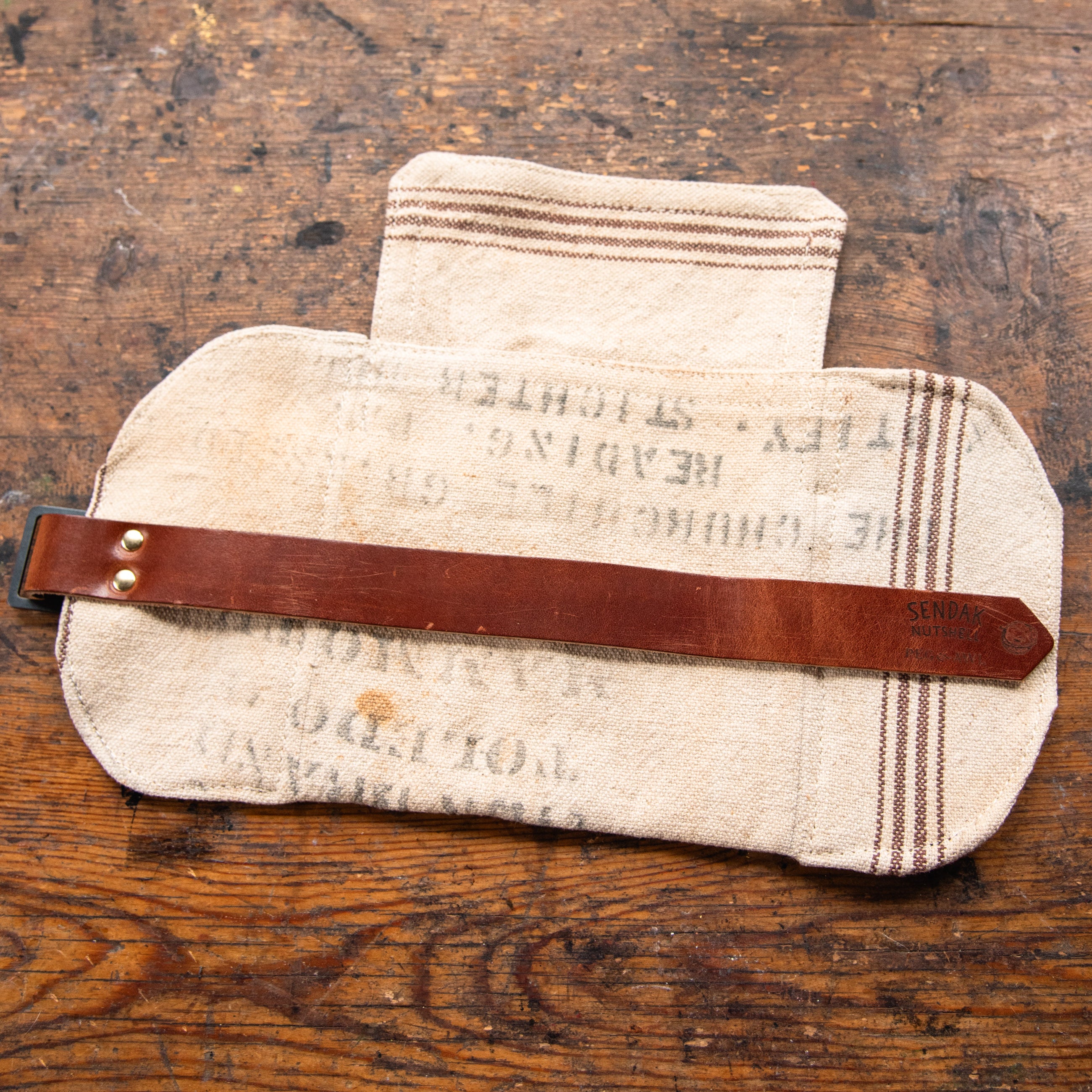 Sendak Nutshell with Antique Grain Sack: No. 2