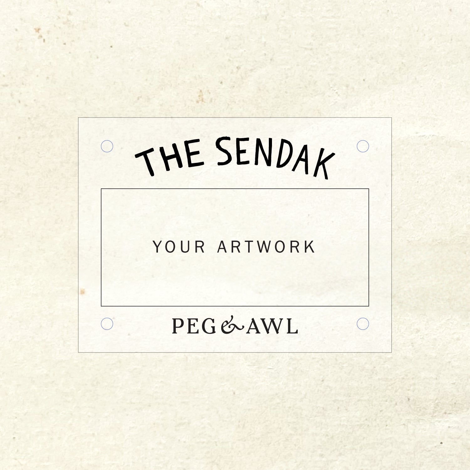 The Sendak Artist Roll with Custom Artwork