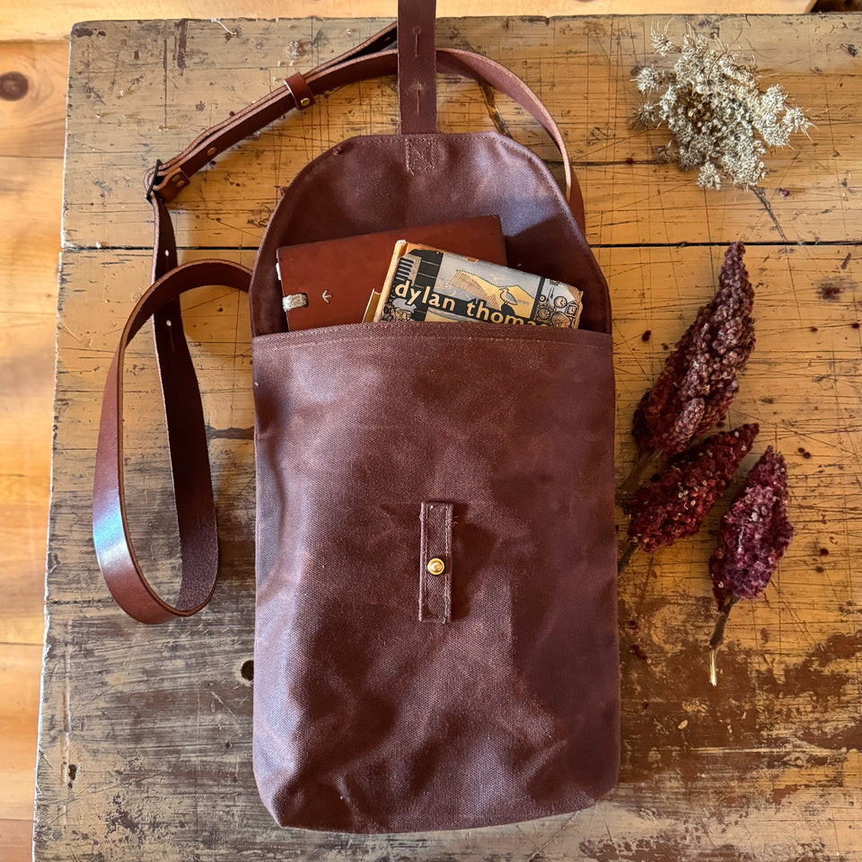 The Hunter Satchel in Sumac