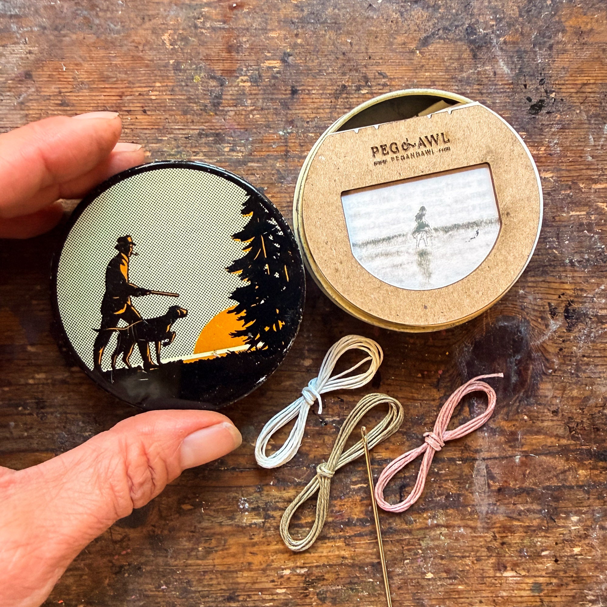 Miller Bryant Pierce Round Tinned Bookbinding Kit