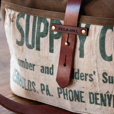 Standard Tote with Mid-Century Hardware Store Apron: Supply Co.