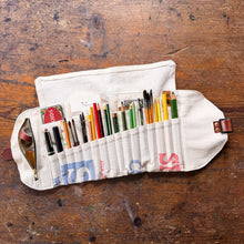 Sendak Artist Roll with Vintage Feedsack: Tower