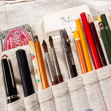 Sendak Artist Roll with Vintage Feedsack: Tower