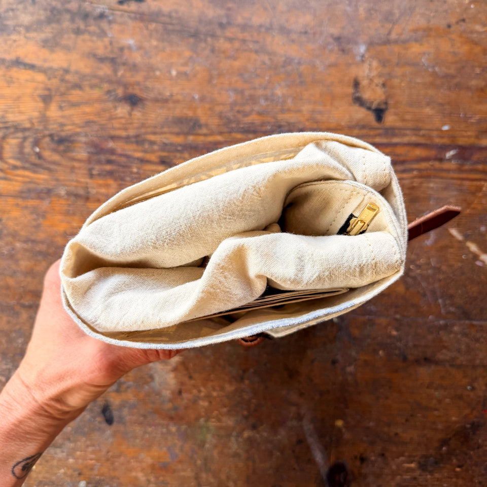 Sendak Artist Roll with Vintage Feedsack: Tower