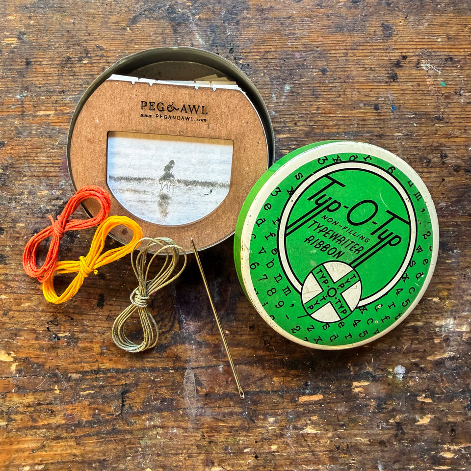 Typ-O-Typ Round Tinned Bookbinding Kit