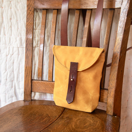 The Small Hunter Satchel in Marigold