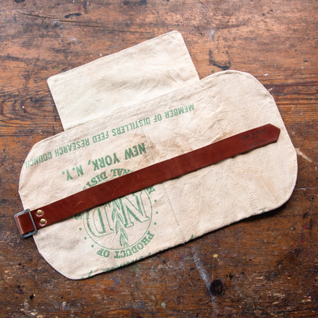 Sendak Mini Artist Roll with Vintage Feedsack: Wheat