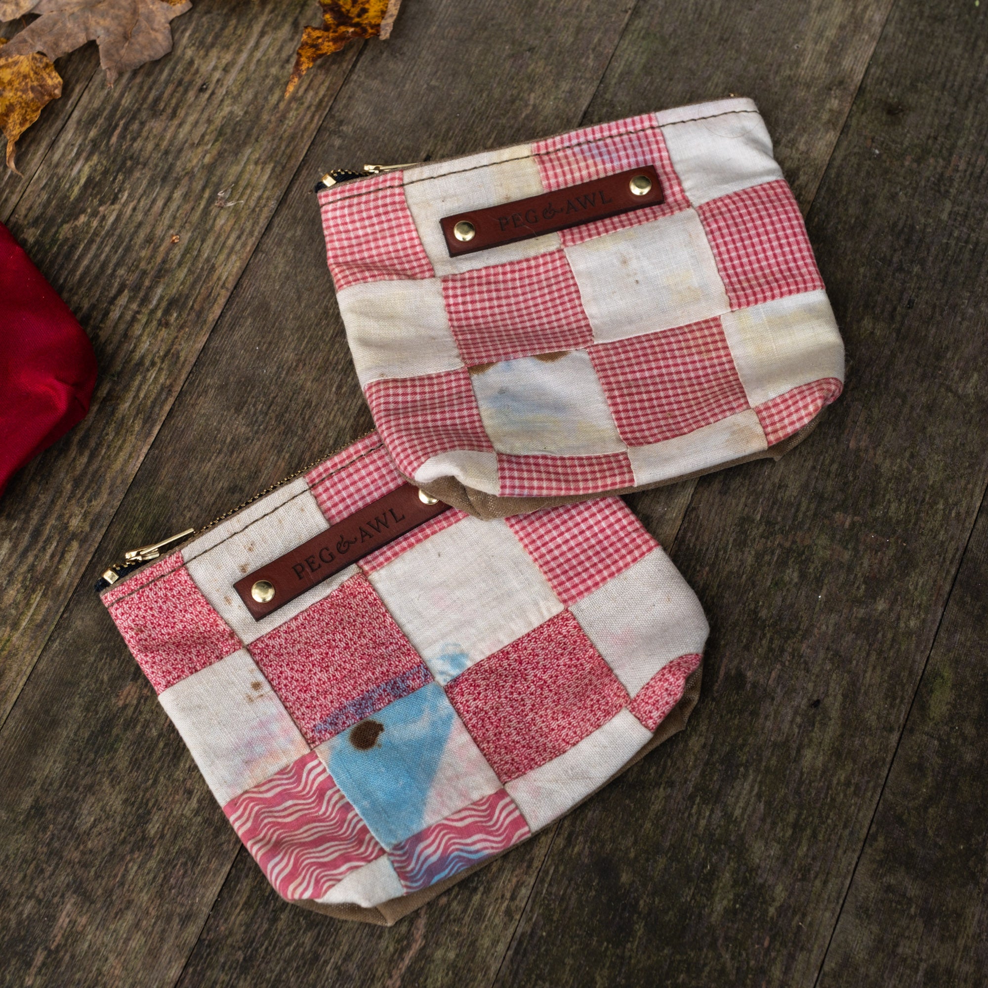 Pouch with Late 1800s Quilt Block: Yago