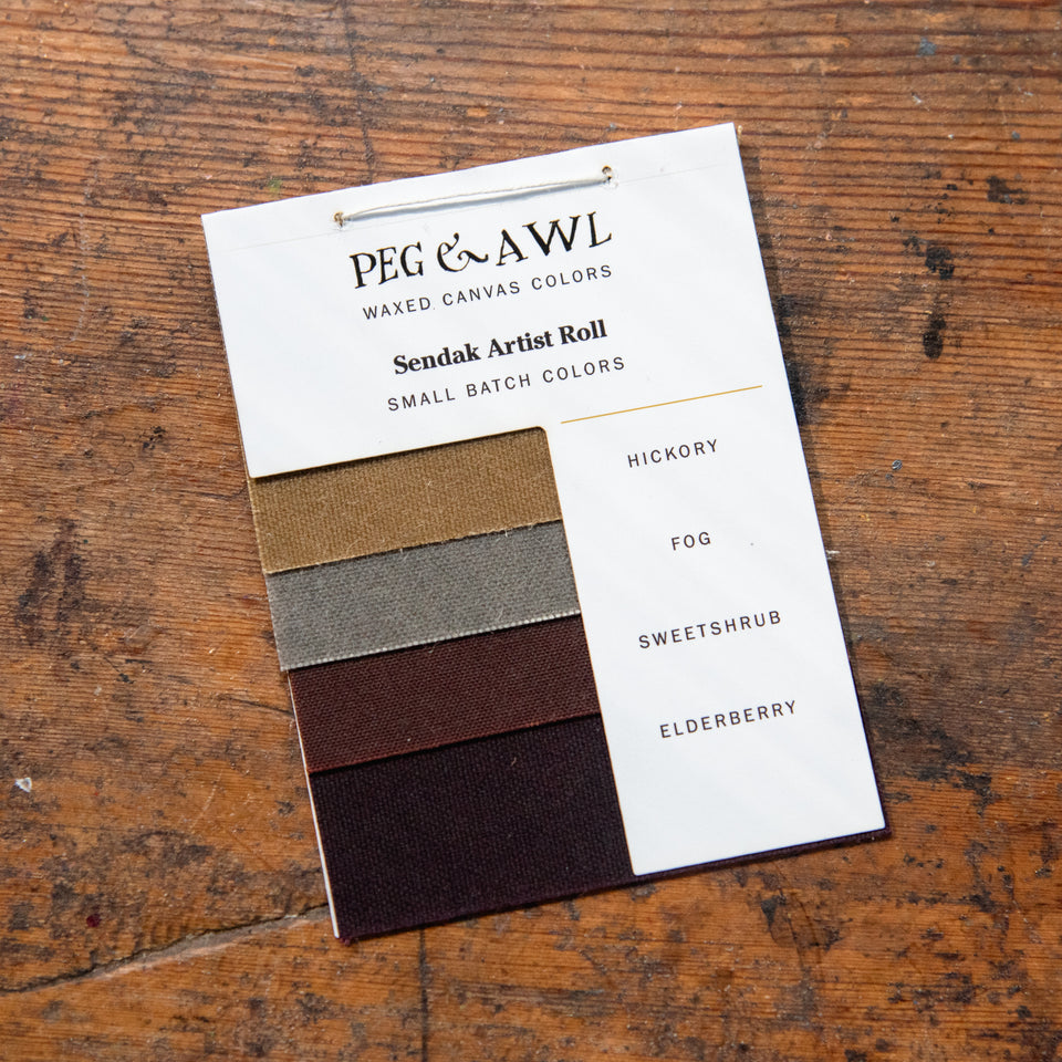 Waxed Canvas Color Swatches