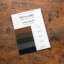 Waxed Canvas Color Swatches