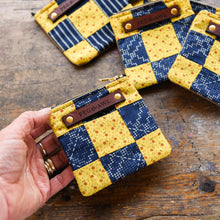 Custom Pouch with Antique Quilt Block: Naomi