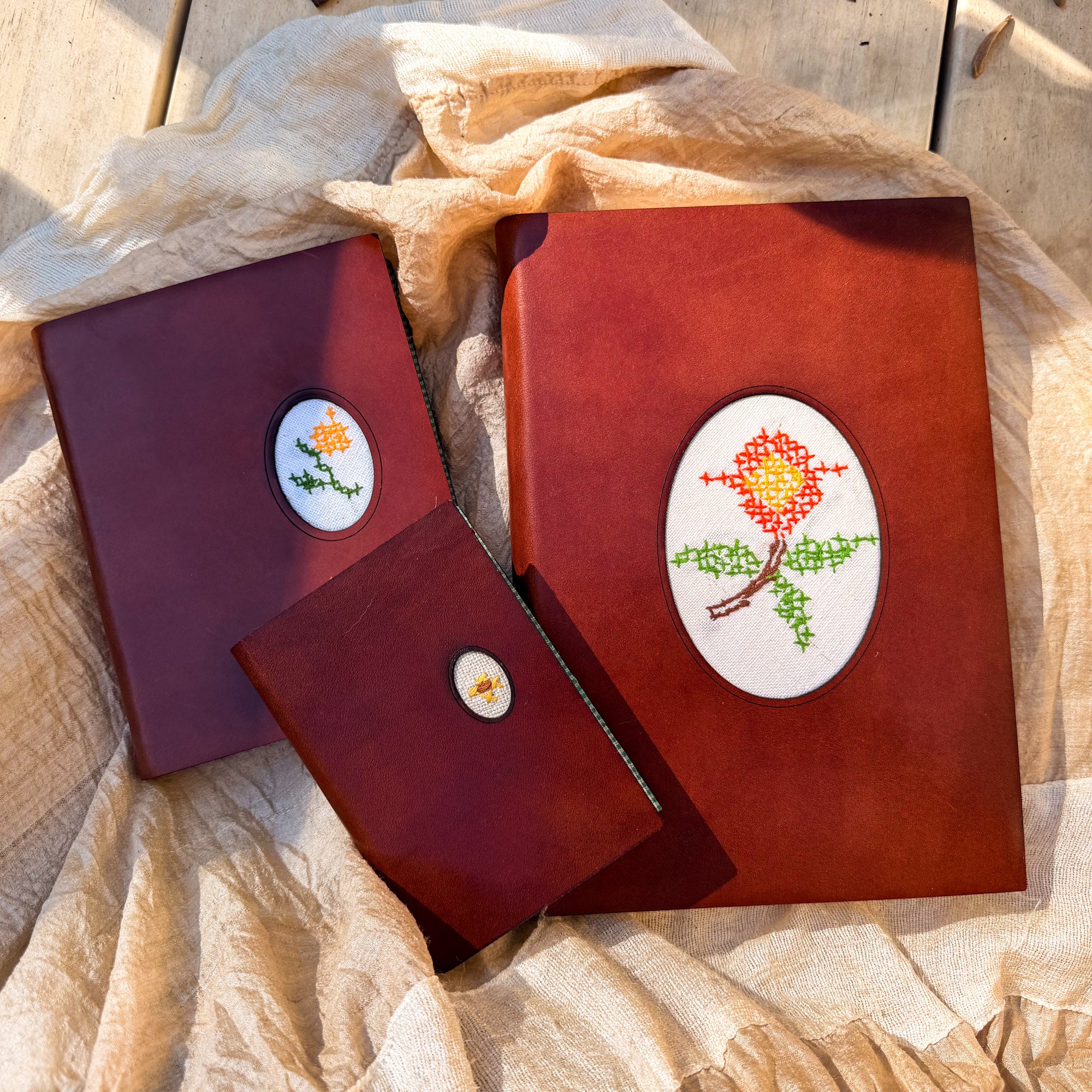 Companion Journal with Vintage Embroidery: Oisin