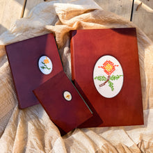 Standard Journal with Vintage Embroidery: Rosa