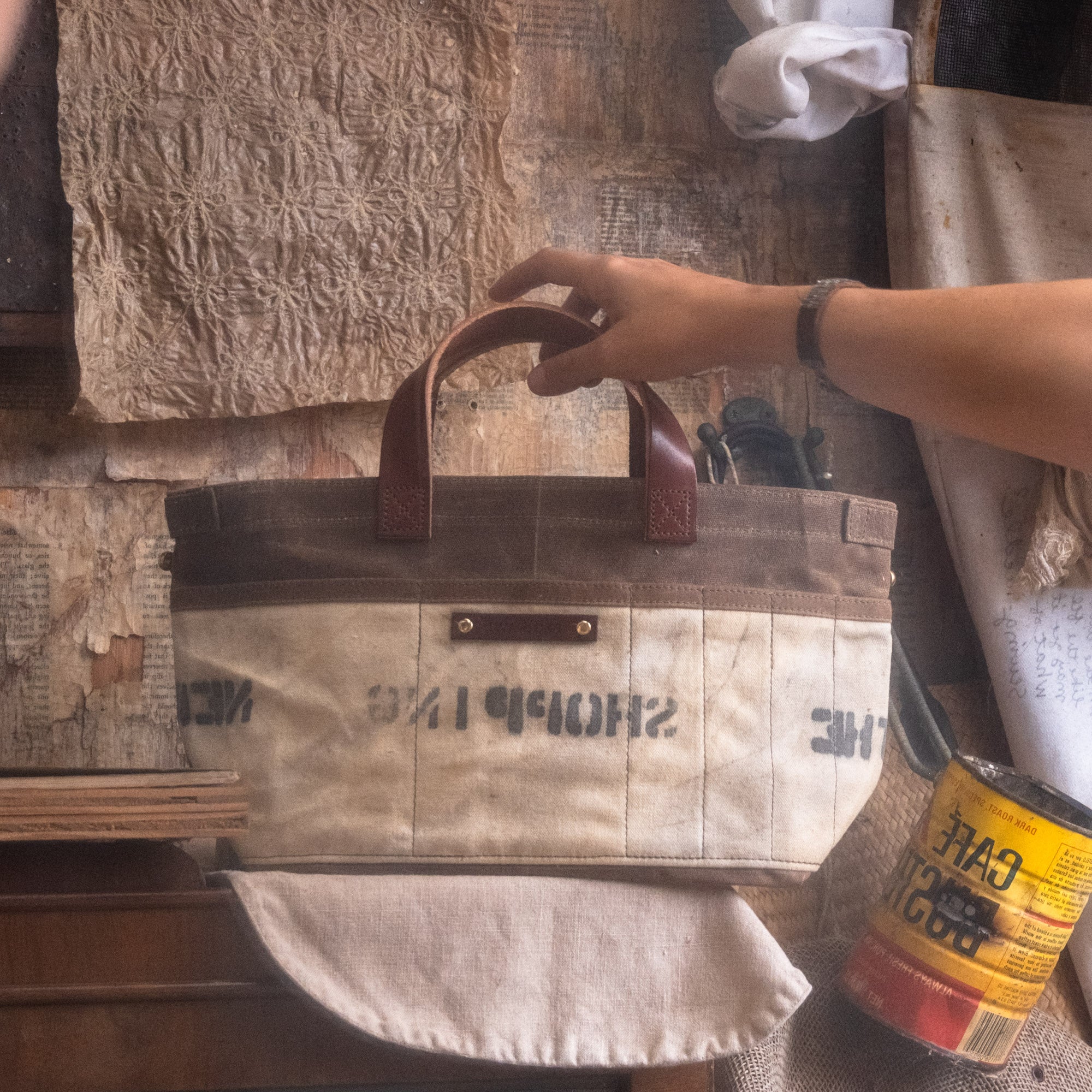 Tove Artist Tote with Newspaper Bag (Shopping News)